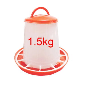 Comedero de 1.5 kilos Plástico para pollito Comedero de 1.5 kilos Plástico para pollito