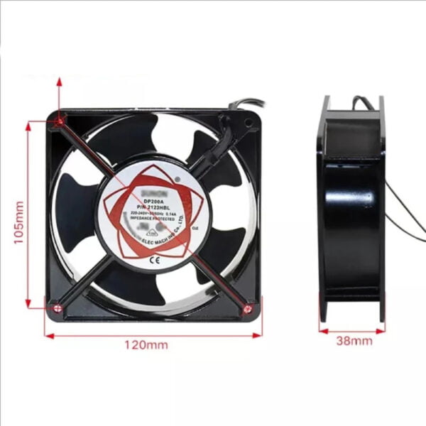 Ventilador extractor incubadora profesional 220v