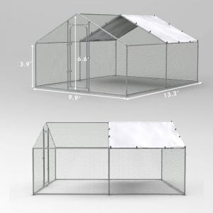 Gallinero Acero Galvanizado 8x3x2 Gallinero Acero Galvanizado 8x3x2